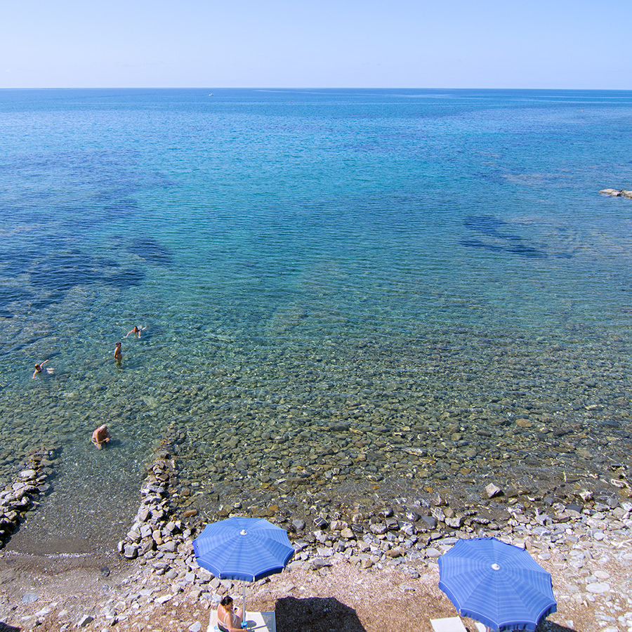 Das Meer bei der Pensione Zio Attilio